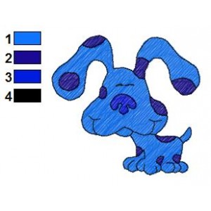 Blues Clues Embroidery Design 4